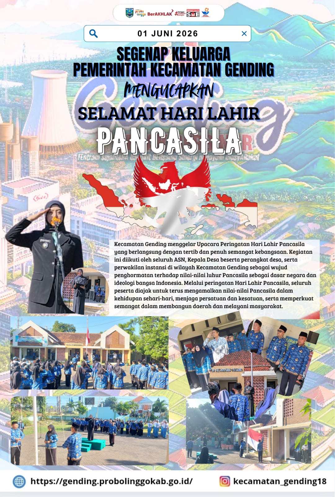 UPACARA PERINGATAN HARI LAHIR PANCASILA